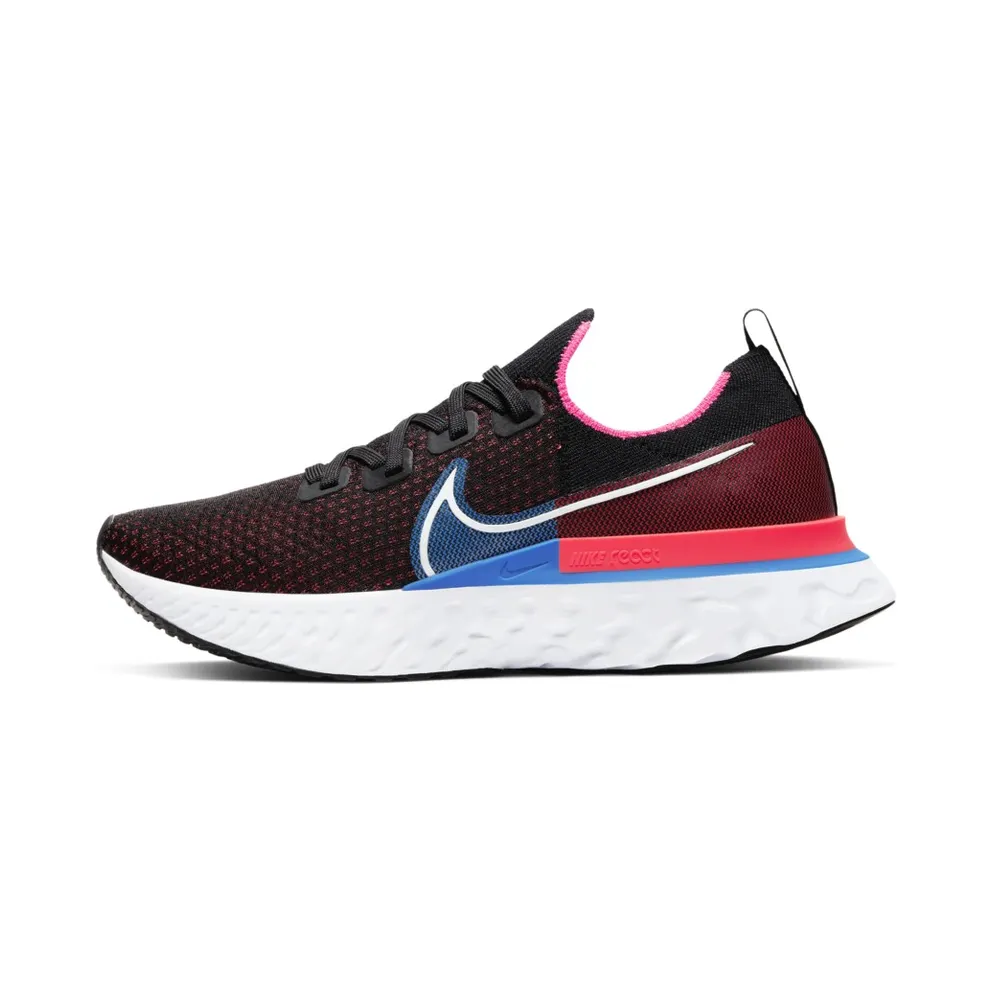 Nike React Infinity Run Flyknit Black Black/Red Orbit/Photo Blue (CD4371-005)
