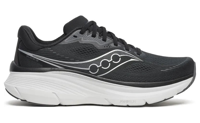 SAUCONY Guide 19 “Black / Silver” (S21058-100)