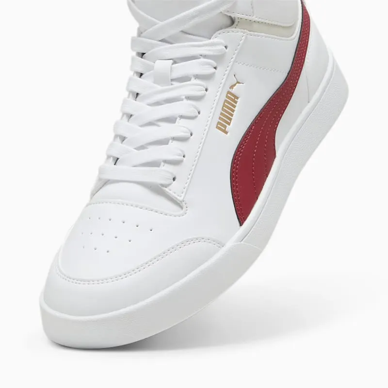 Puma Shuffle White / Intense Red / Vapor Gray (380748-18)