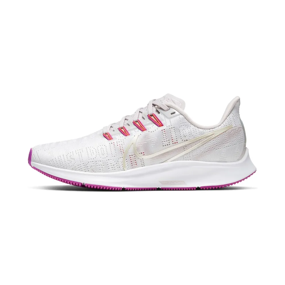 Nike Air Zoom Pegasus 36 Premium Vast Grey (W) Vast Grey/Platinum Violet/Fire Pink (BQ5403-004)