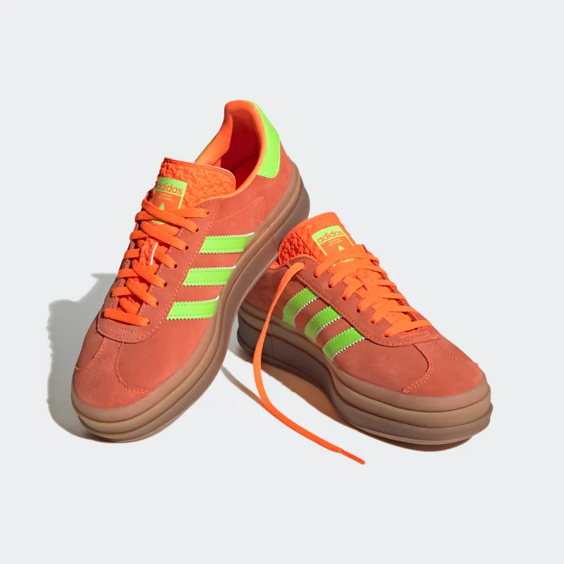 Adidas Gazelle Bold Solar Orange / Solar Green / Gum M2 (H06126)