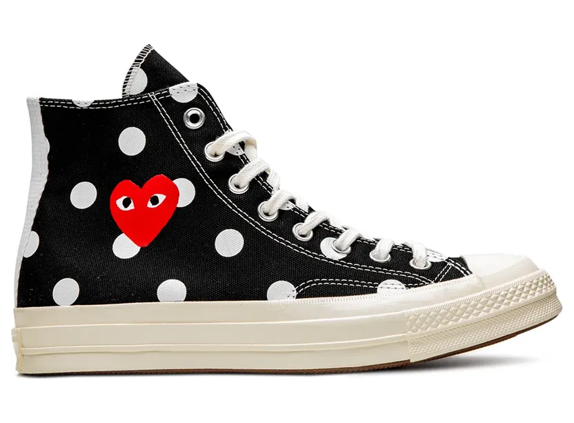 Comme Des Garçons Play x Converse Chuck 70 high-top sneakers – Zwart (AZK115001)
