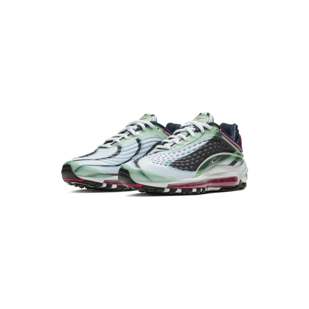 Nike Air Max Deluxe Enamel Green (GS) Enamel Green/Metallic Silver-Obsidian-Black-Deadly Pink-Cobalt Tint (AR0115-301)