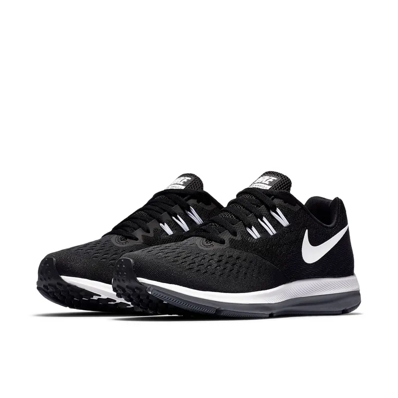 Nike Zoom Winflo IV 4 Black-White-Dark Grey (898485-001)