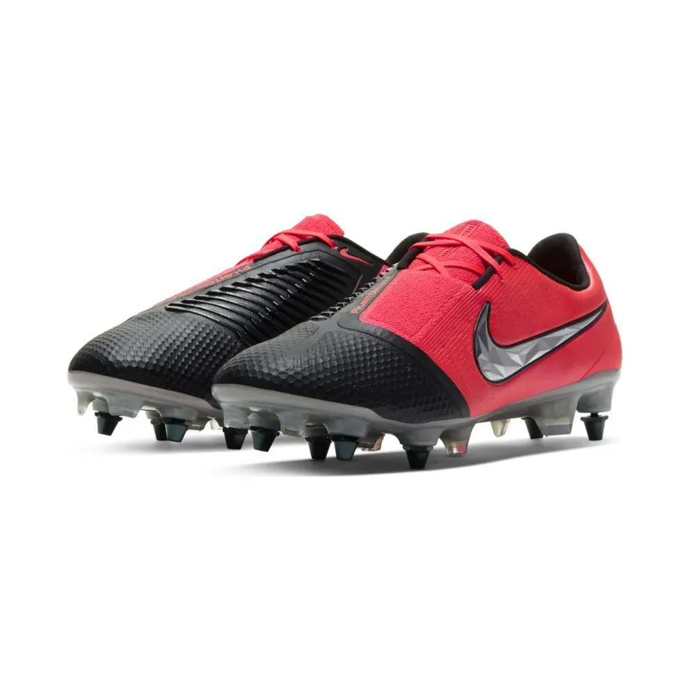 Nike Phantom Venom Elite SG-Pro “Laser Crimson / Black / Metallic Silver” (AO0575-606)