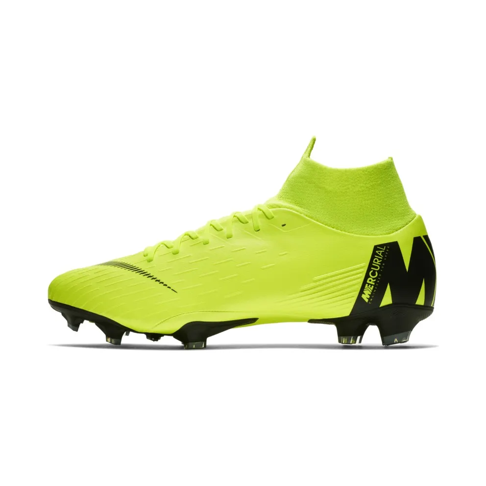 Nike Mercurial Superfly 6 FG Volt Black Volt/Black (AH7368-701)