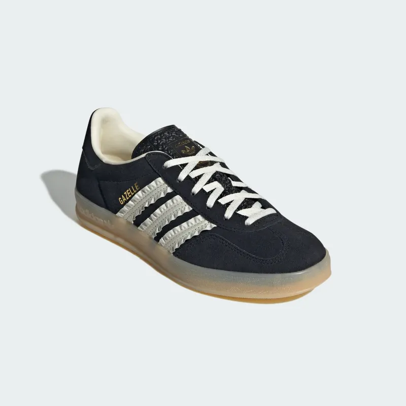 Adidas Gazelle Indoor Core Black / Cream White / Gum (JS1412)