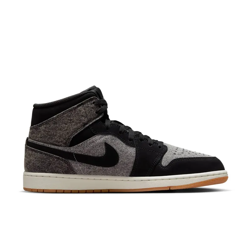 Jordan 1 Mid SE Black Denim (HJ4363-001)