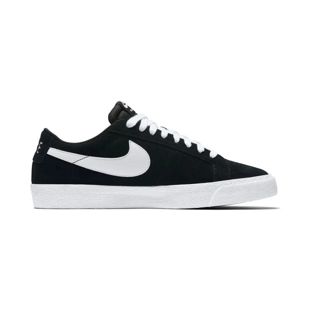 Nike SB Blazer Low Black White Black/White-Gum Light Brown (864347-019)