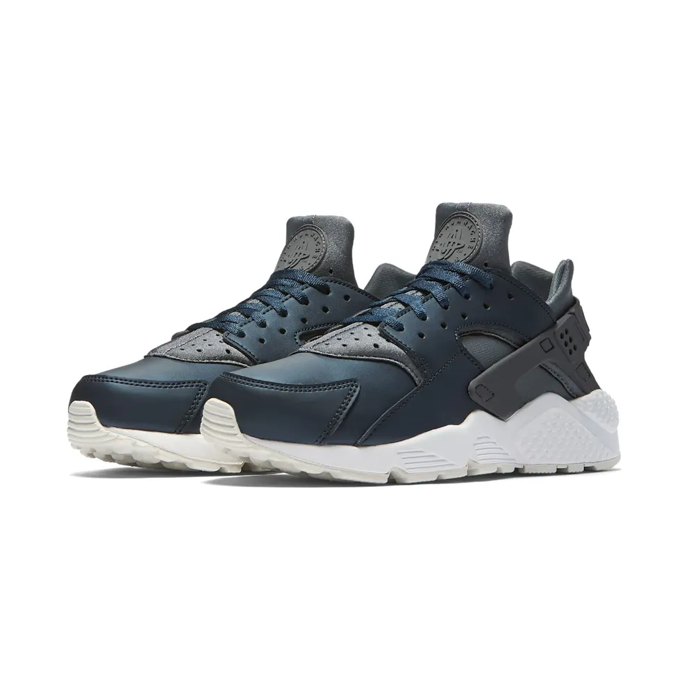 Nike Air Huarache Run Prm Txt Cool Grey Metallic Armory Navy (W) Cool Grey/Metallic Armory Navy (AA0523-001)