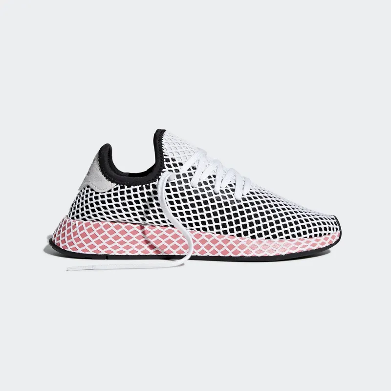 adidas Deerupt Core Black Chalk Pink (W) (CQ2909)