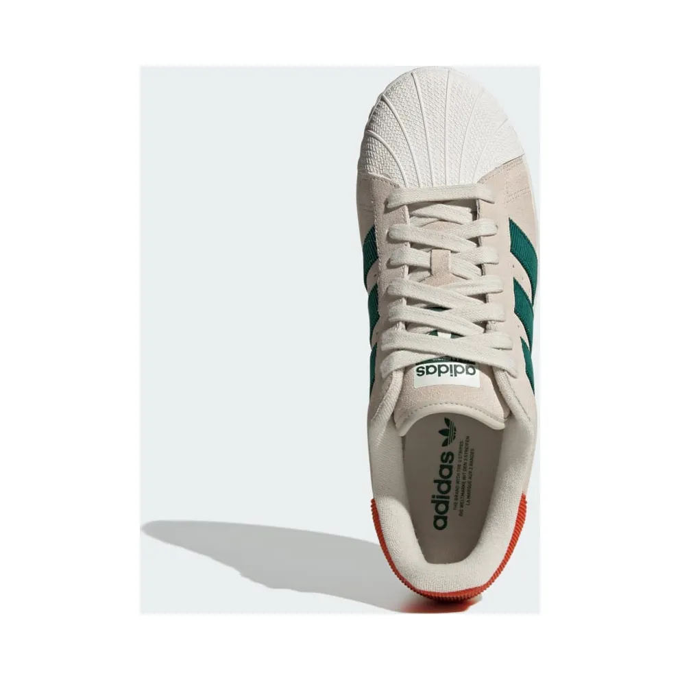 adidas Superstar XLG Aluminium / Collegiate Green / Preloved Red (ID8378)