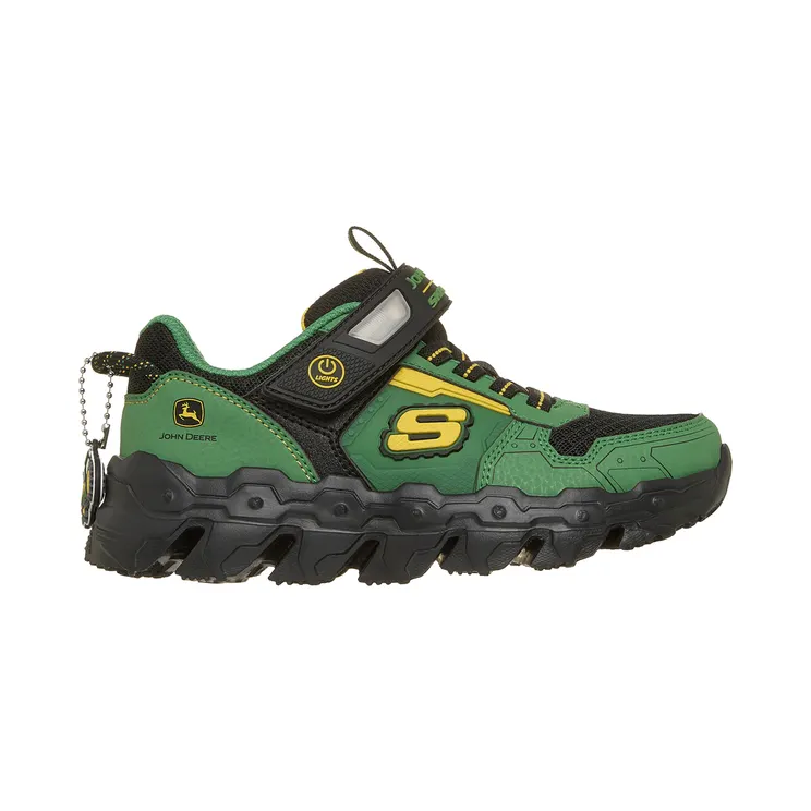 Skechers John Deere: Mega-Flex Lite “Dozer-Brights Grey / Black” (407097LGRBK)