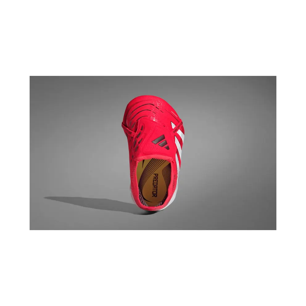 adidas Predator Elite Fold-over Tongue Firm Ground Boots “Lucid Red / Cloud White / Core Black” (ID8966)