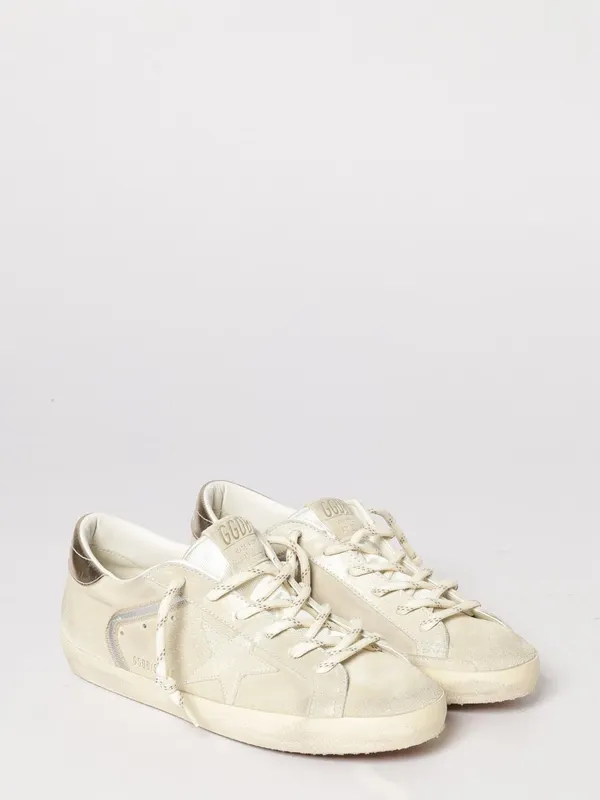 Golden goose Super-Star Used Suede Beige (GWF00101F00809415647)