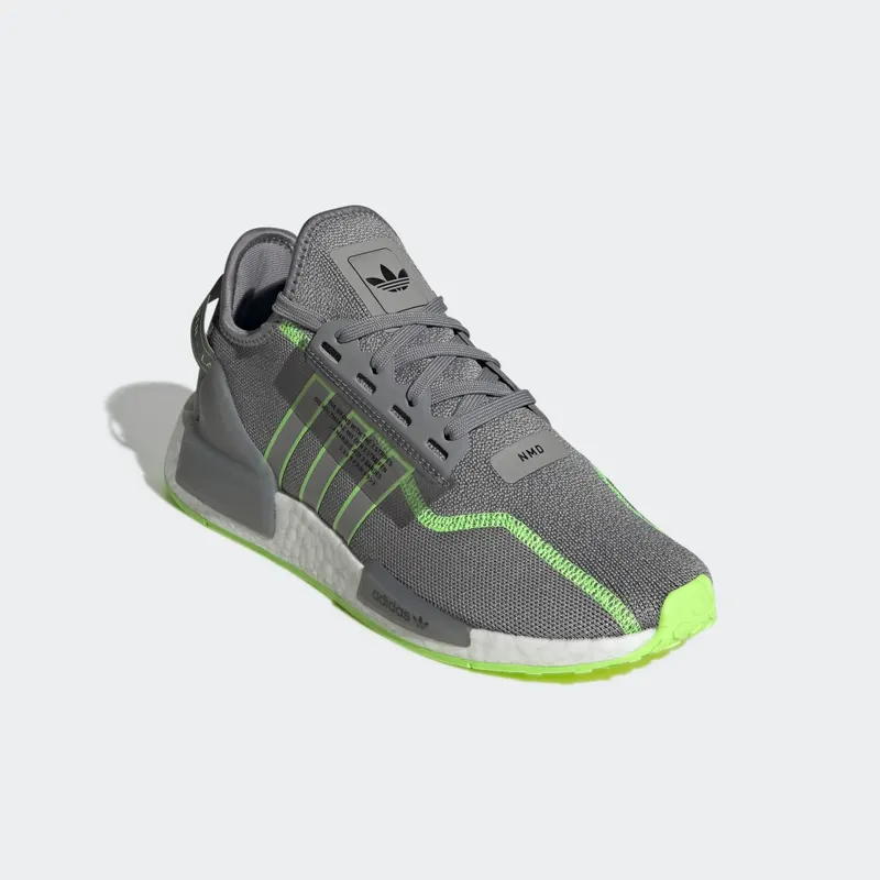 Adidas NMD_R1 V2 Grey Three / Signal Green / Cloud White (GY6163)