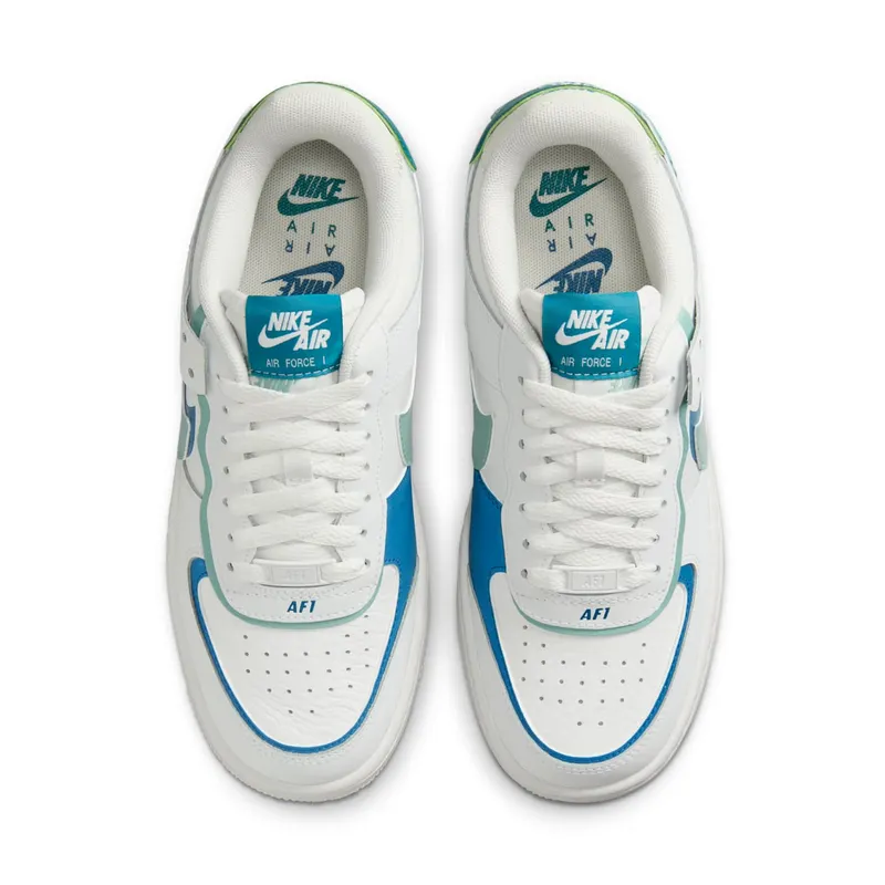 Nike Air Force 1 Low Shadow White Blue Whisper (DZ1847-101)