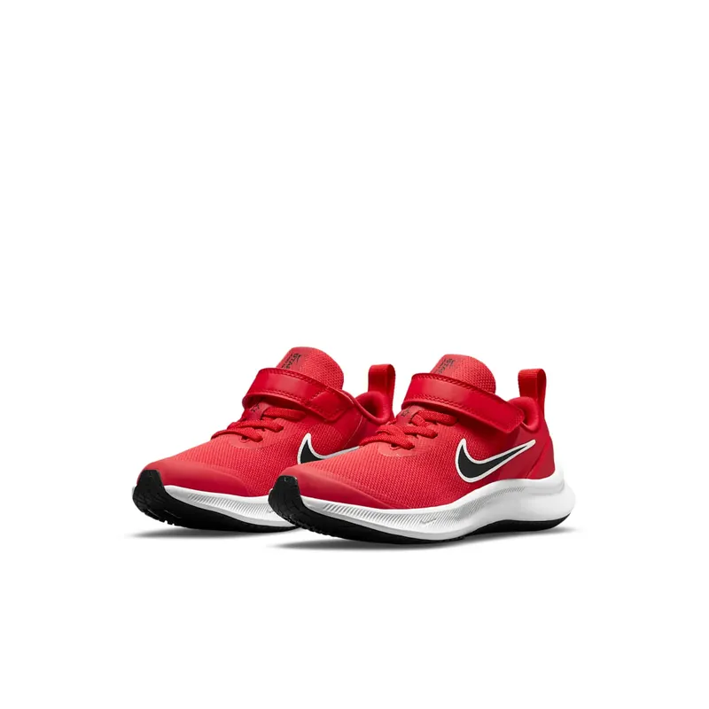 Nike Star Runner 3 Younger Kids’ Red 50% Sustainable Materials (DA2777-602)