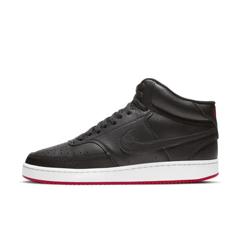 Nike Court Vision Mid Black University Red Black/University Red/Black (CD5466-005)