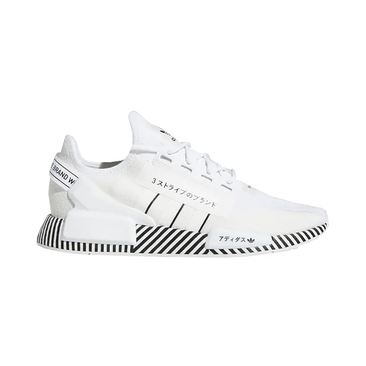 Adidas NMD_R1 V2 ‘Dazzle Pack – Cloud White’ Cloud White/Core Black/Cloud White (FY2105)