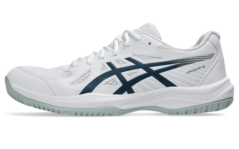 ASICS Upcourt 6 White Tranquil Teal (1071A104-104)