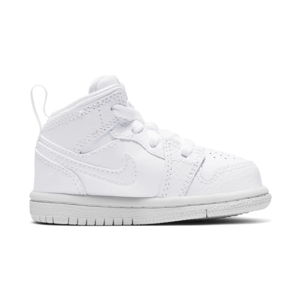Jordan 1 Mid Baby& Toddler White (640735-130)