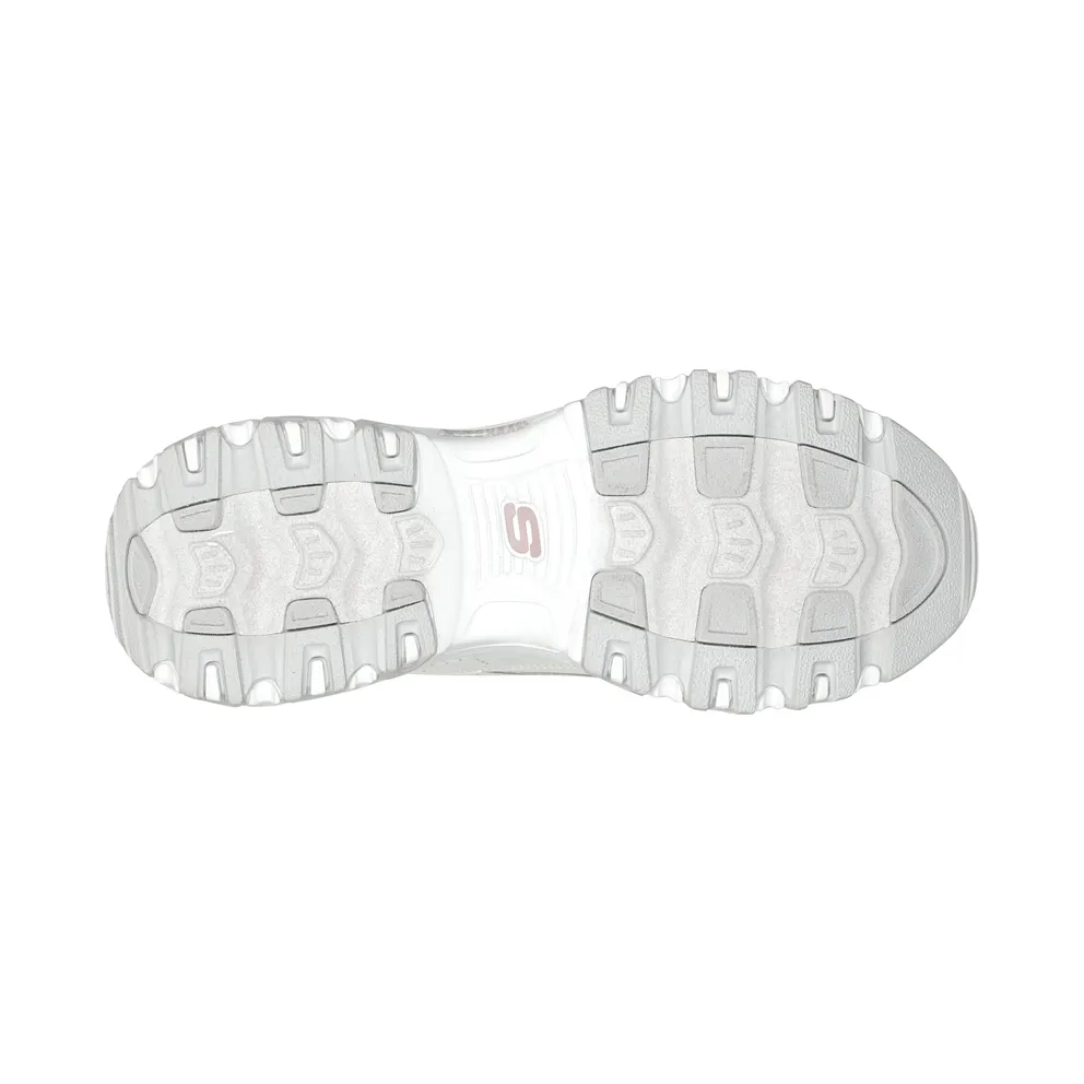 Skechers D’Lites – White / Lavendel – “White” (149267 WLV)