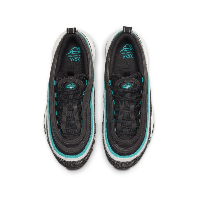 Nike Air Max 97 “Black / Summit White / Sport Turquoise” (DN3275-001)