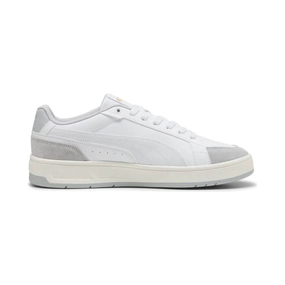 Puma Court Classico Sport “Puma White / Puma White / Cool Light Gray” (400731_02)