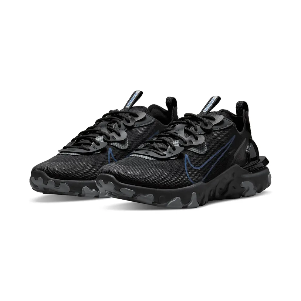 Nike React Vision “Black / Dark Smoke Grey / Iron Grey / Game Royal” (DM9460-001)