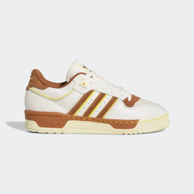 Adidas Rivalry Low 86 Chalk White / Wild Brown / Hazy Yellow (FZ6317)