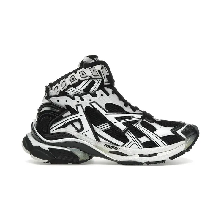 Balenciaga Runner High White Black (695764W3RH29010)