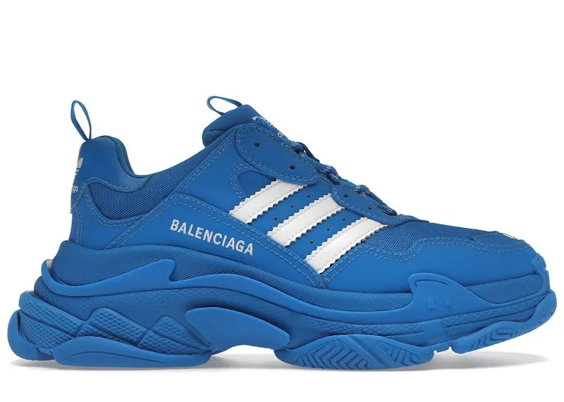 Balenciaga Triple S adidas Blue White (712821W2ZB24090)