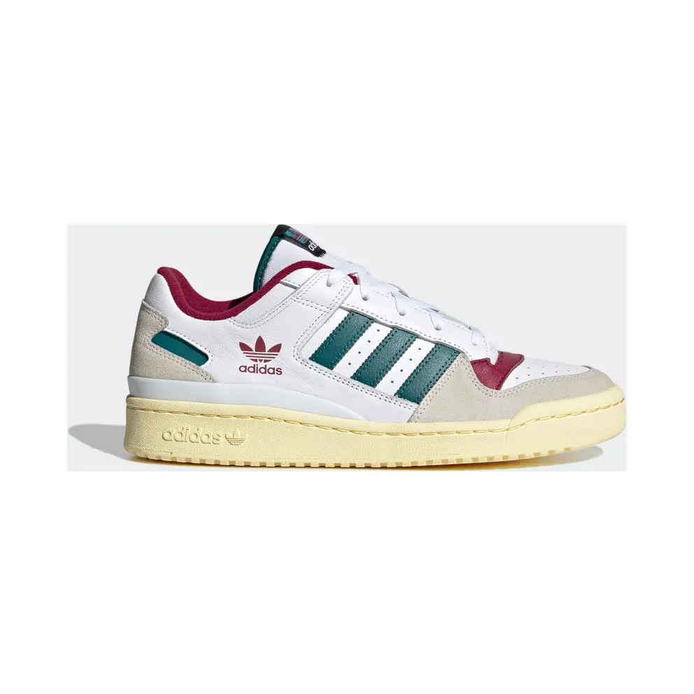 Adidas Forum Low CL Cloud White / Legacy Teal / Legacy Burgundy (HQ6874)