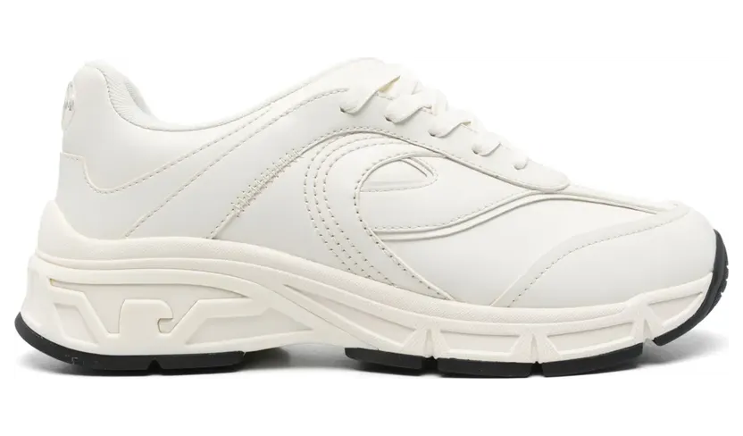 Emporio Armani Sneakers mit gummiertem Logo – Weiß (X4X674XR203)