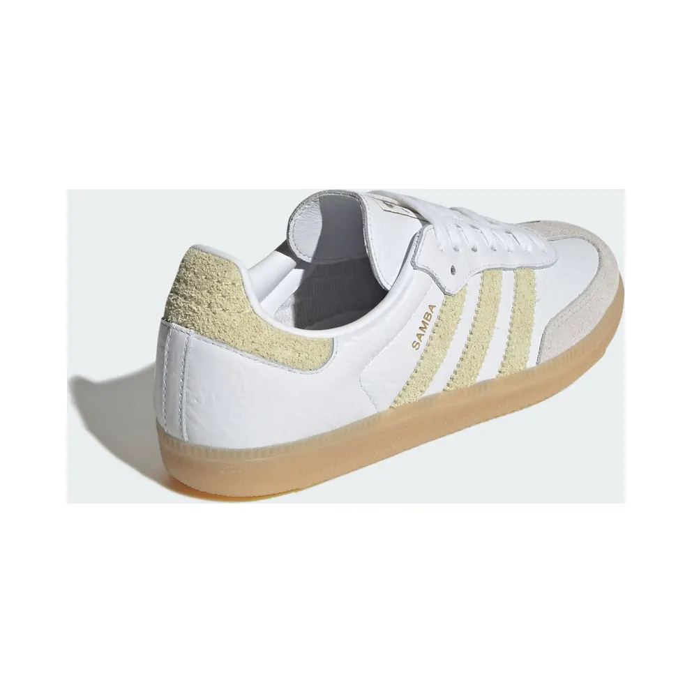 Adidas SAMBA OG Cloud White / Dual Yellow / Gum (LA0972)