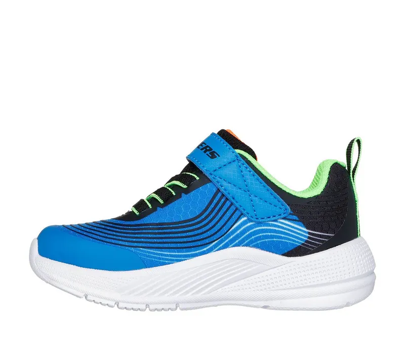 Skechers Microspec Advance Sneaker Blue/Limoen