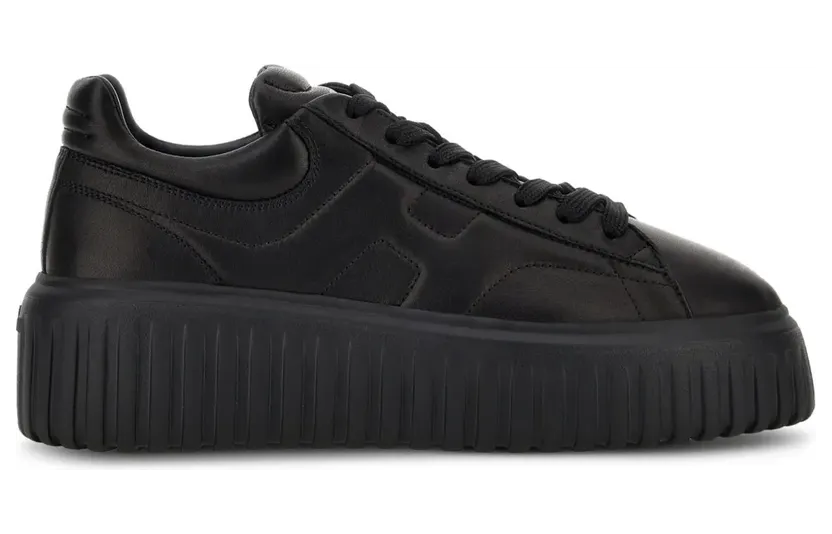 Hogan H-Stripes sneakers met plateauzool – Zwart (HXW6450FC60LE9)