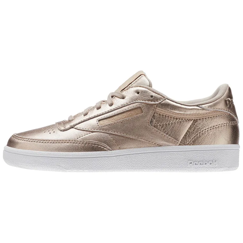 Reebok Club C 85 Melted Metal Pearl Metallic (W) Pearl Metallic/Peach White (Other Brands Reebok)