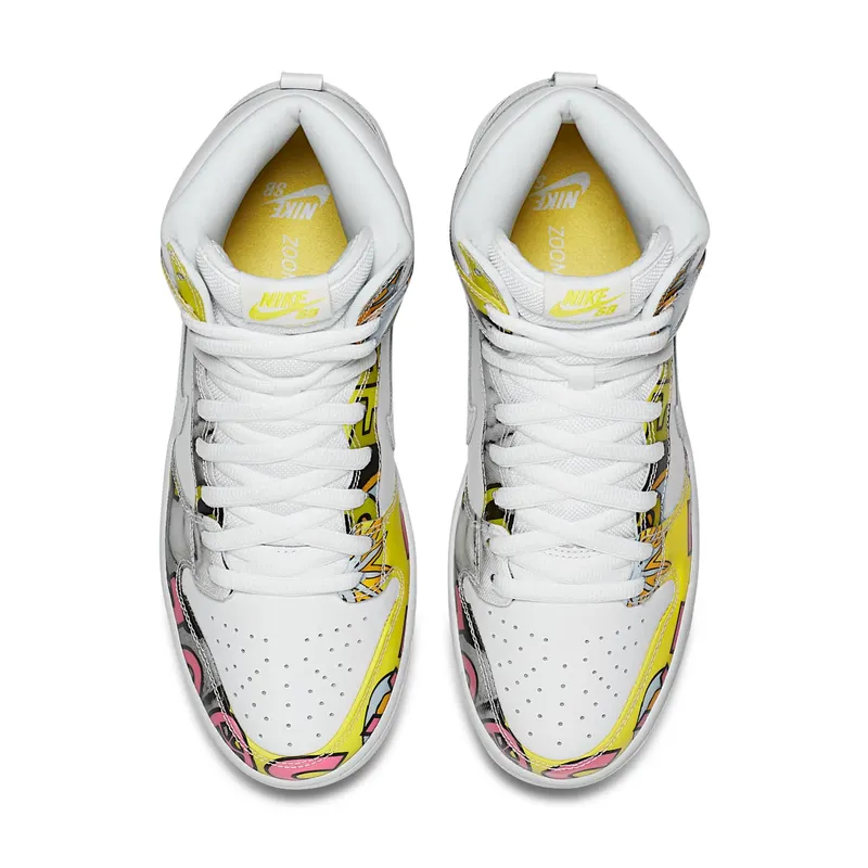 Nike Dunk SB High De La Soul (2015) White/Firefly (748751-177)