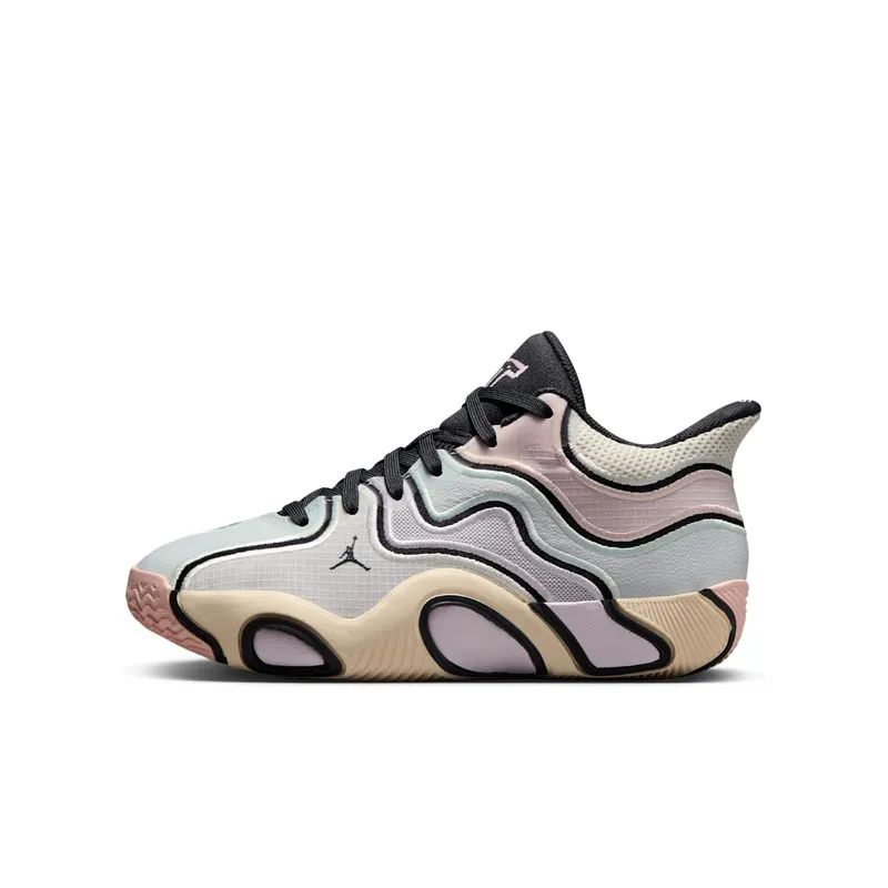 Jordan Tatum 3 GS Sidewalk Chalk “Anthracite / Orange Pearl / Barely Green / Pale Ivory” (HF3136-008)