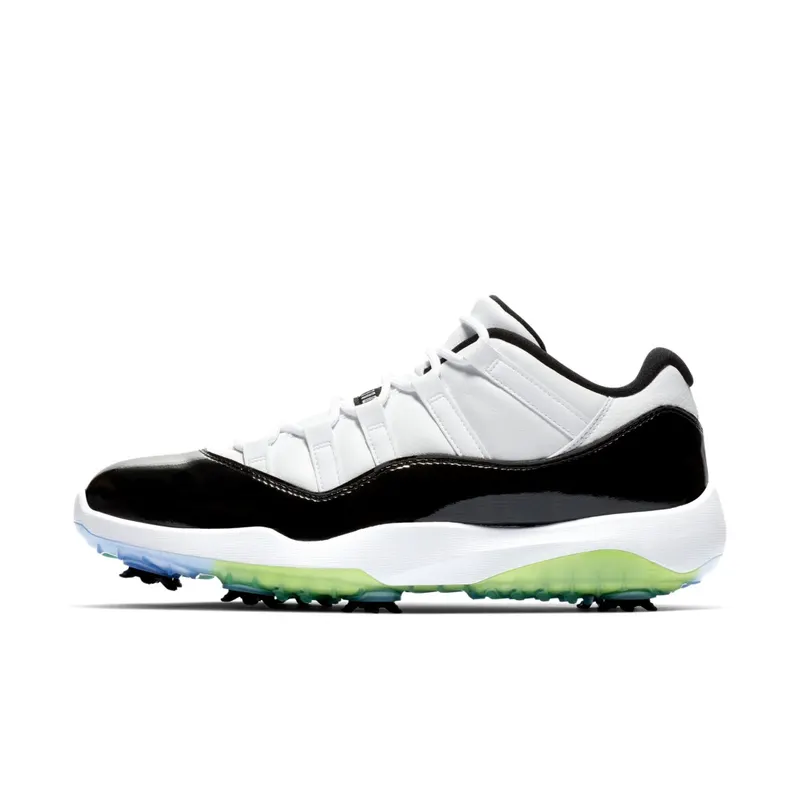 Jordan 11 Retro Low Golf Concord White/Black-Volt (AQ0963-101)