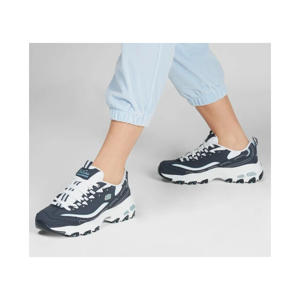 Skechers D’Lites – Biggest Fan Sneaker Marine/White