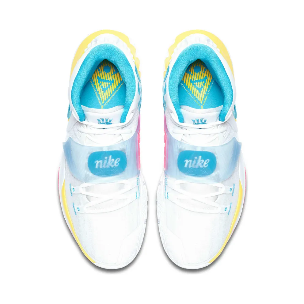 Nike Kyrie 6 90s White/Opti Yellow-Digital Pink-Blue Fury (BQ4630-101)