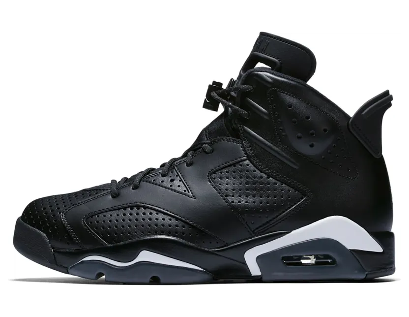 Air Jordan 6 Retro Black cat “Black / White” (384664-020)