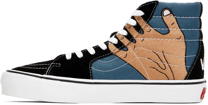Vans Black & Blue Imran Potato Edition SK8-Hi VR3 LX Sneakers (VN0A5EE7B7F1)