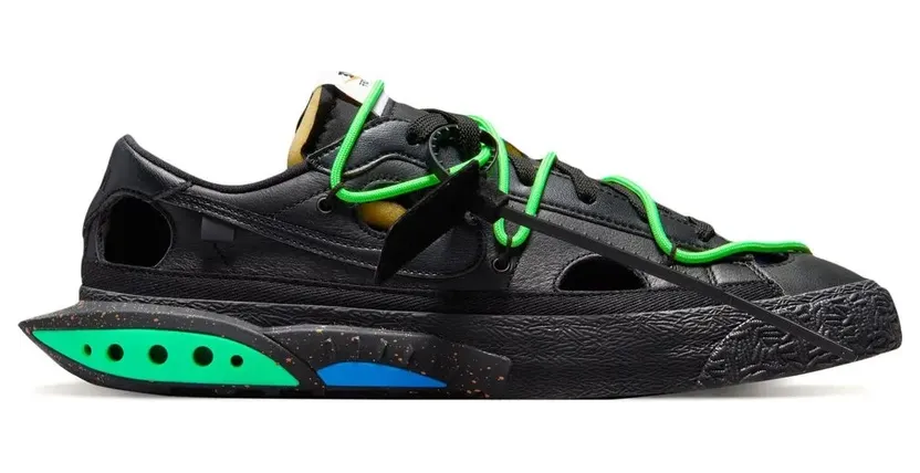 Nike X Off-White Blazer Low 77 Sneakers – Schwarz (OMIA242T22MAT0011070)