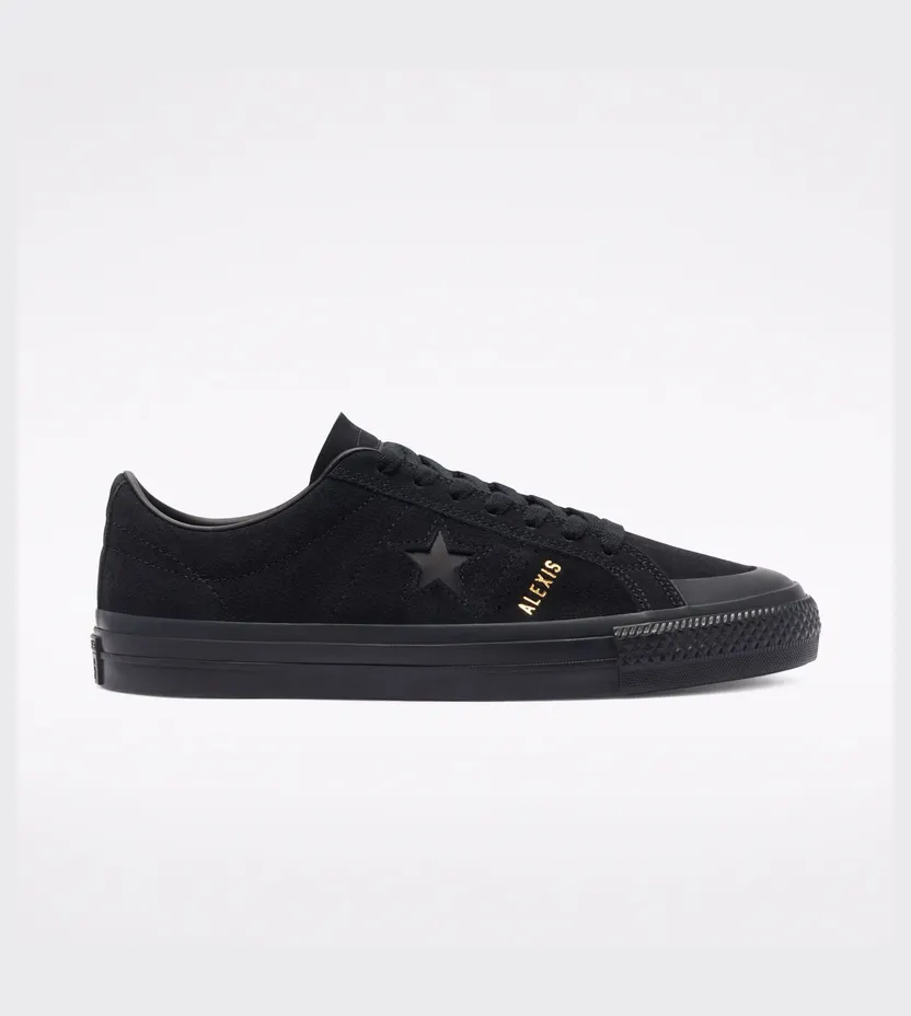 Converse One Star Pro AS Cons Low ‘Triple Black’ Black/Black/Black (169615C)
