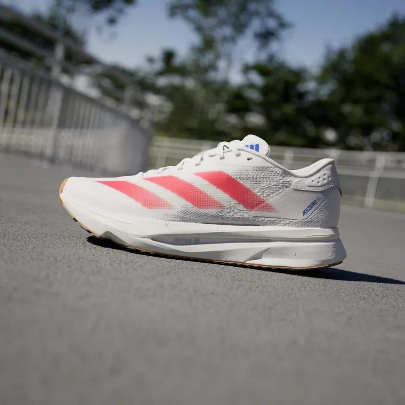 Adidas Adizero SL2 Running Shoes Cloud White / Pure Ruby / Royal Blue (IF9385)
