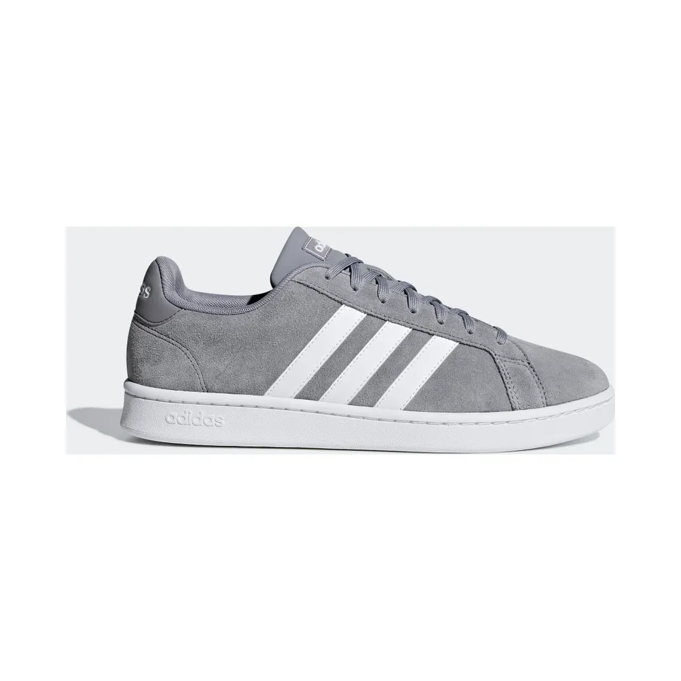 adidas Grand Court Schuh Grey Three / Cloud White / Grey Four (F36412)